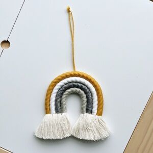 ✨2 for 10$✨ Macrame Rainbow Wall Hanging Decor for Kids Room / Baby Nursery
